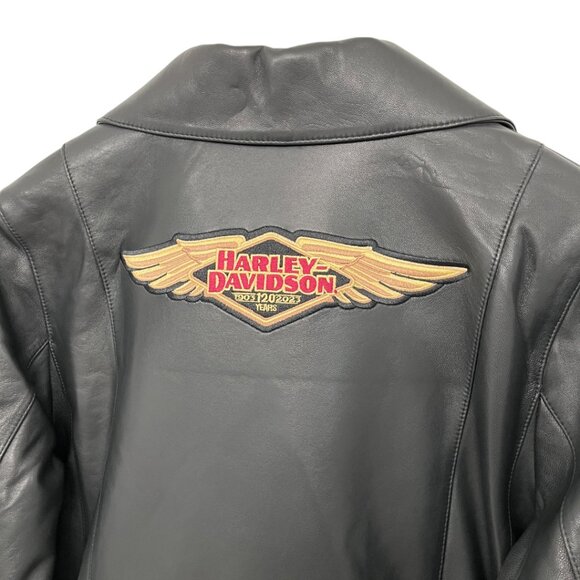 Harley-Davidson® Women's Leather Motorcycle Jacket XL - Picture 7 of 14